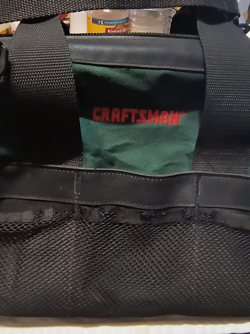 Craft Green and Black Tool Bag - Durable Men’s Carry Bag